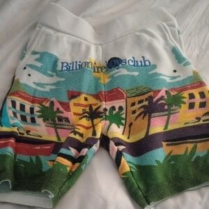 Billionaire Boys Club Tropical Print Kids Shorts
